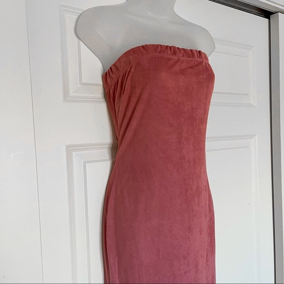 a'gaci Dresses & Skirts - A’GACI | Strapless Mauve Rose Dress